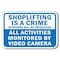 Signmission Safety Sign, 12 in Height, Aluminum, Shoplifting - Offender A-1218 Shoplifting  - Offender - alternate 1